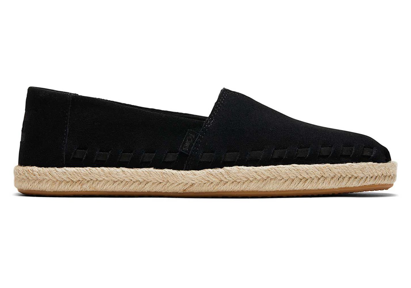 Toms Espadryle Damskie Czarne - Alpargata Rope - 31LDBUSVF